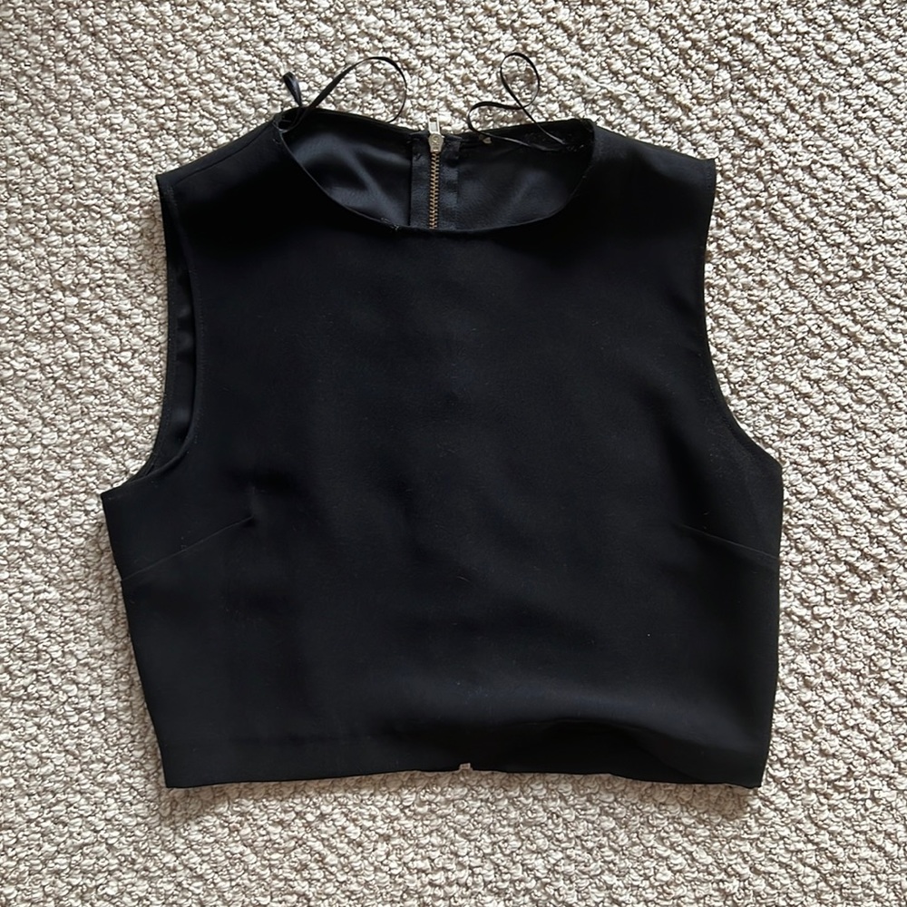 Zara Black Crop top